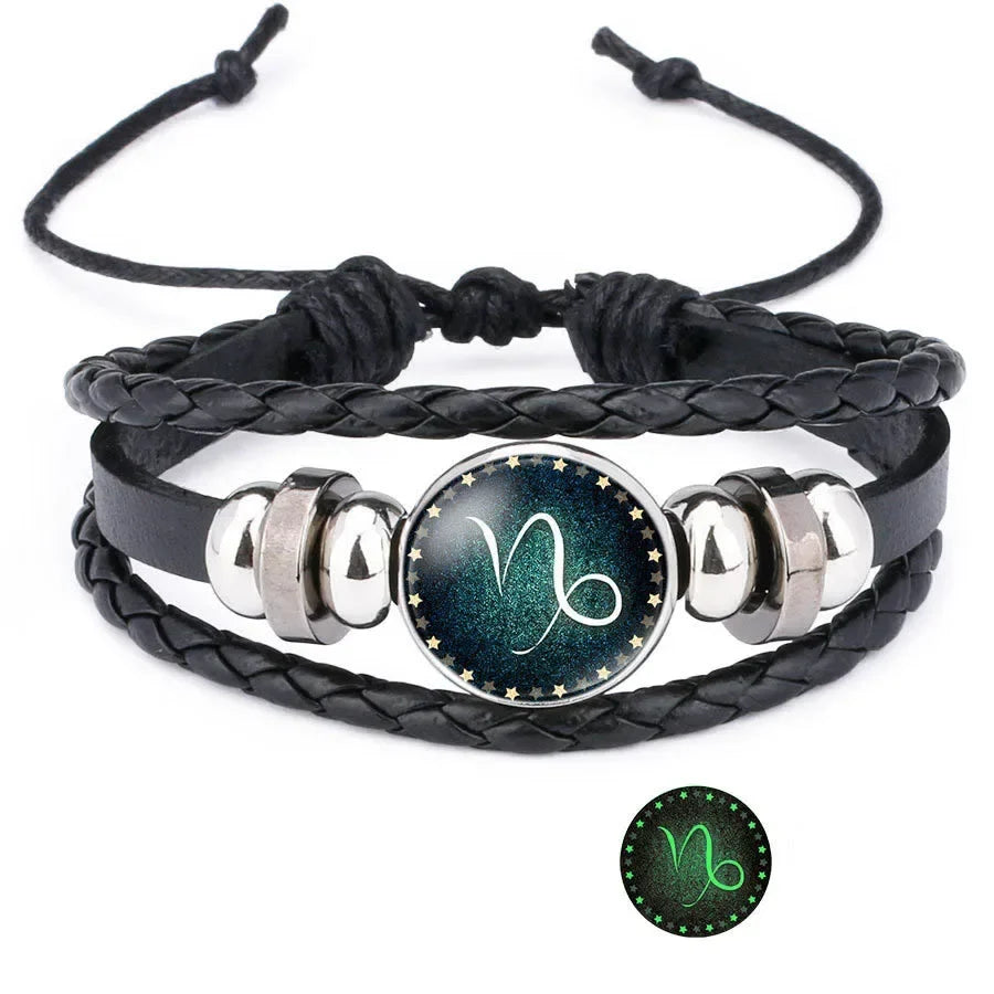 Glow in the Dark Zodiac Constellation Bracelet | All 12 Signs