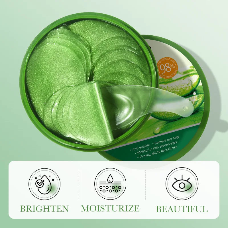 SADOER 60pc Collagen & Aloe Vera Eye Patches – Firming Mask