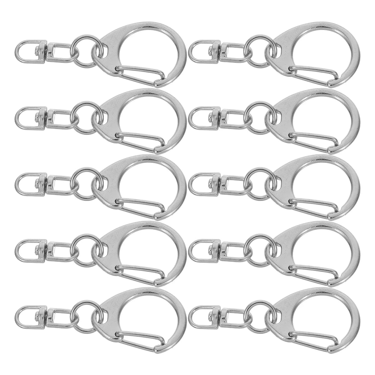 Metal Swivel Snap Hook Keychain Lanyard Clasp Zinc Alloy DIY Lobster