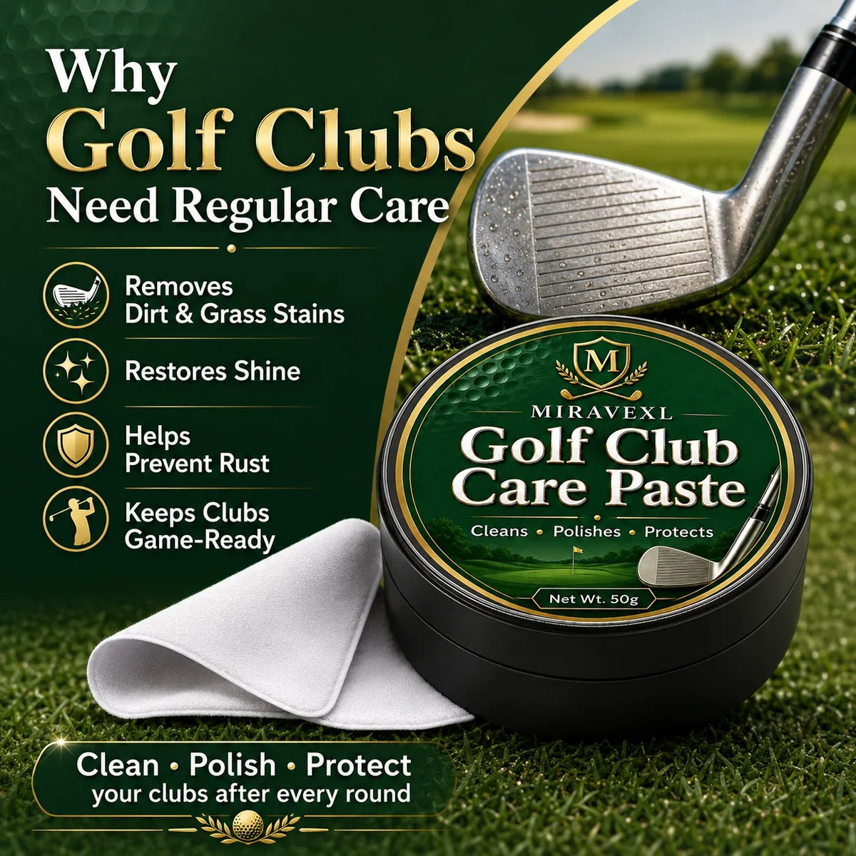 MIRAVEXL Golf Club Care Paste Kit – Polish & Clean Clubs
