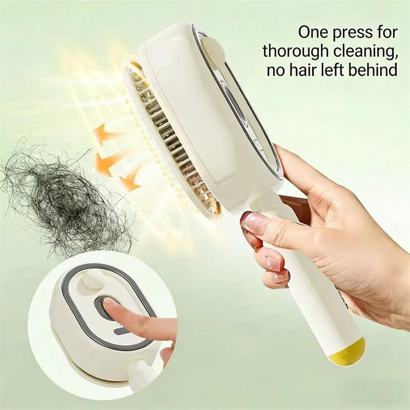 3-in-1 Electric Spray Scalp Massage Comb | Steam & Essential Oil