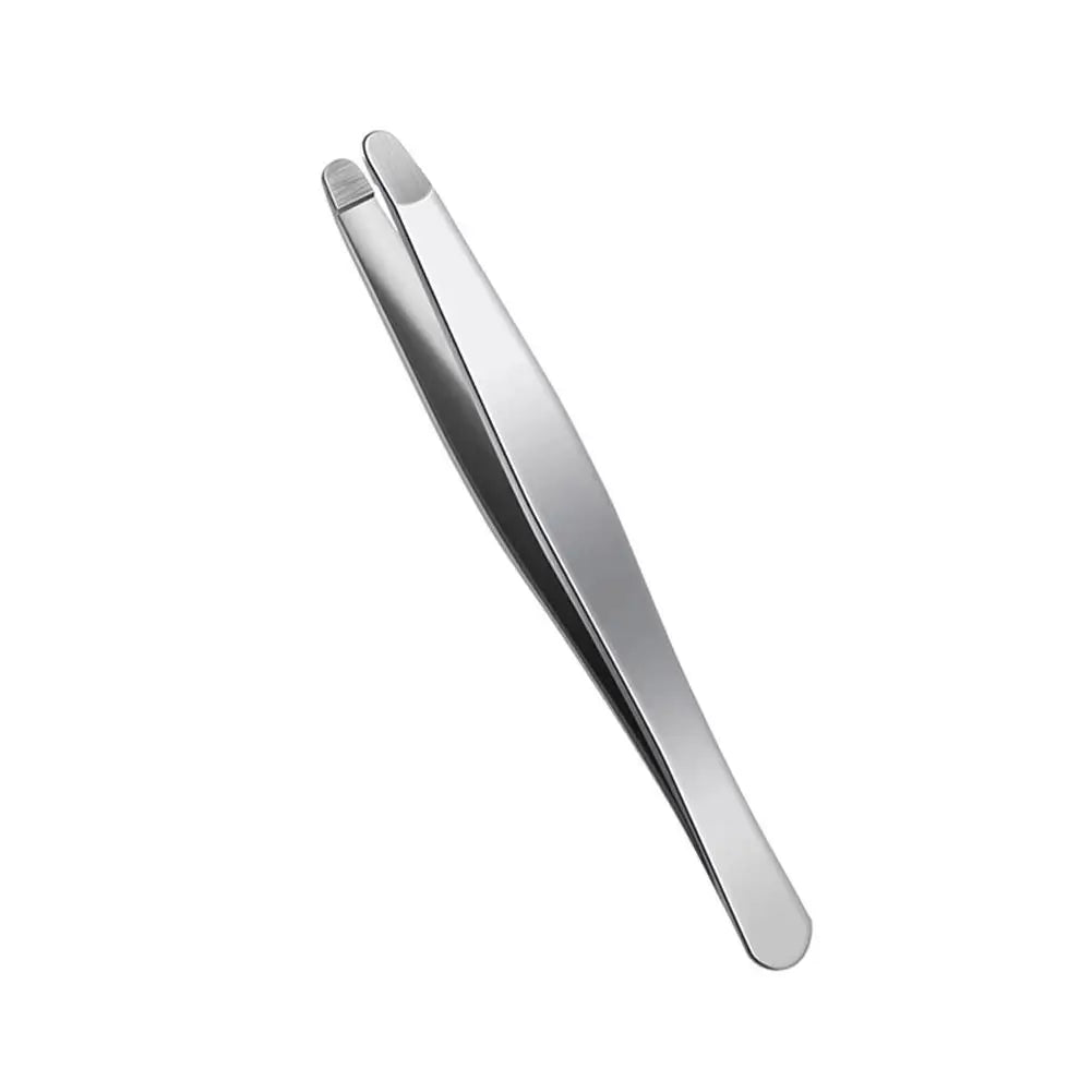Stainless Steel Rounded Tip Tweezers | Eyebrow Shaping Tool
