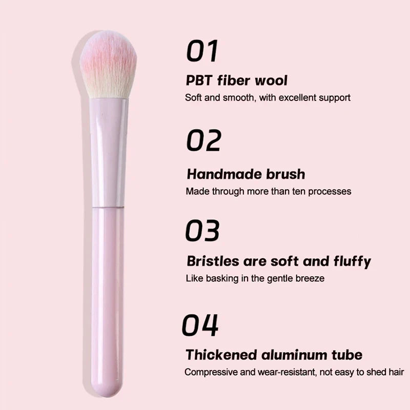 Makeup Brush Set 1–8 Pcs | Foundation, Blush & Eyeshadow