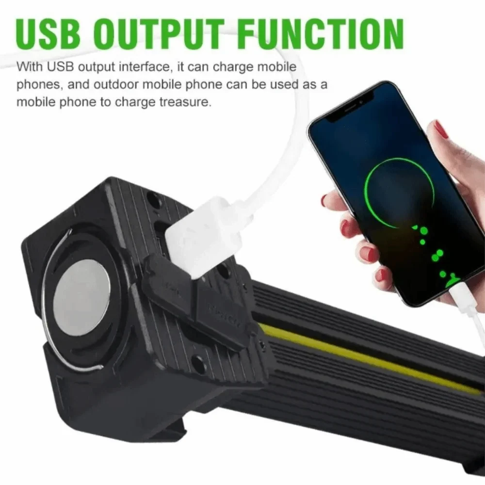 Rechargeable Foldable LED Work Light – Magnetic & Dimmable