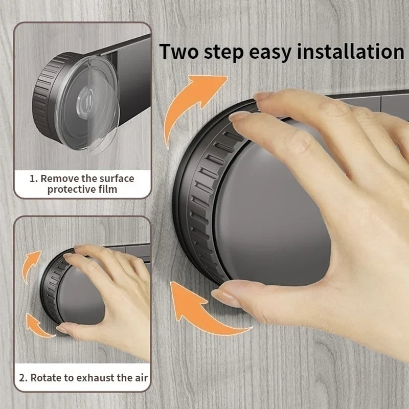 Aluminum Suction Cup Hooks | No-Drill Wall Mount Hanger