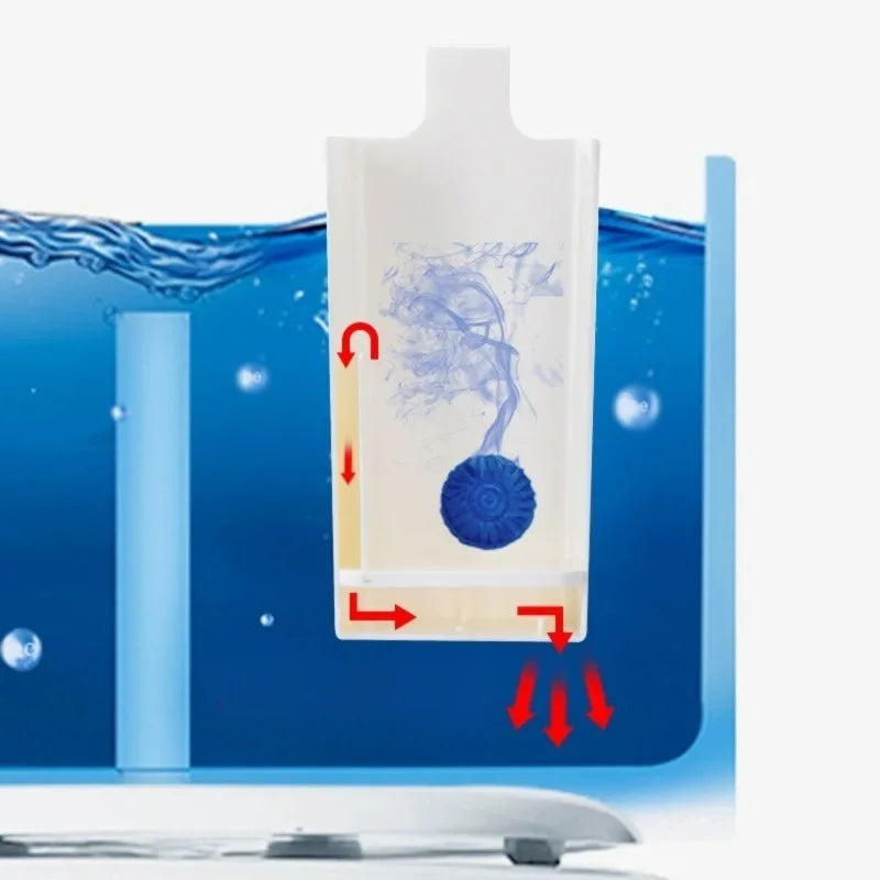 Toilet Tank Solid Dispenser – Reusable, No-Electricity Cleaner