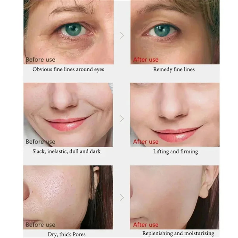 Collagen Face Serum & Cream Set – Firming & Brightening