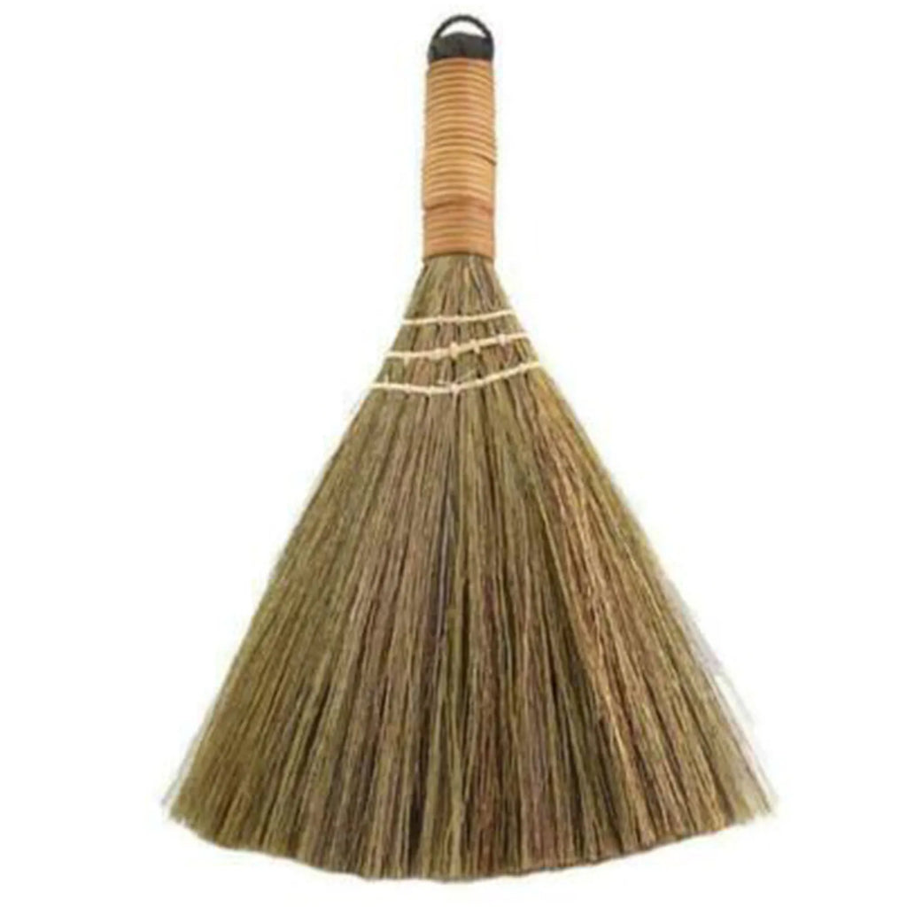 Japanese Mini Broom – Natural Bamboo Short-Handle Hand Brush