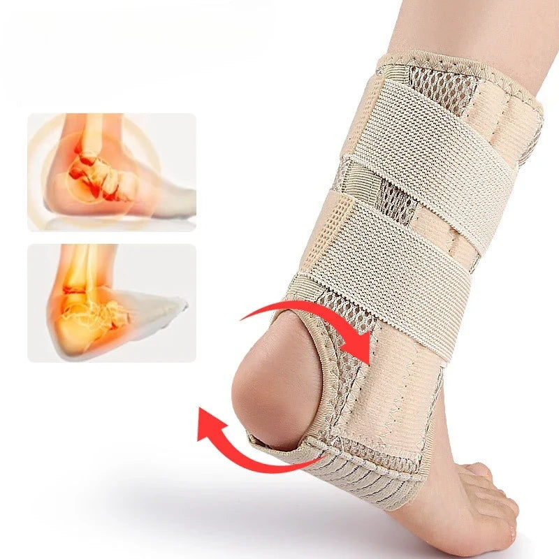 Adjustable Compression Ankle Brace Sleeve – Foot & Heel Support