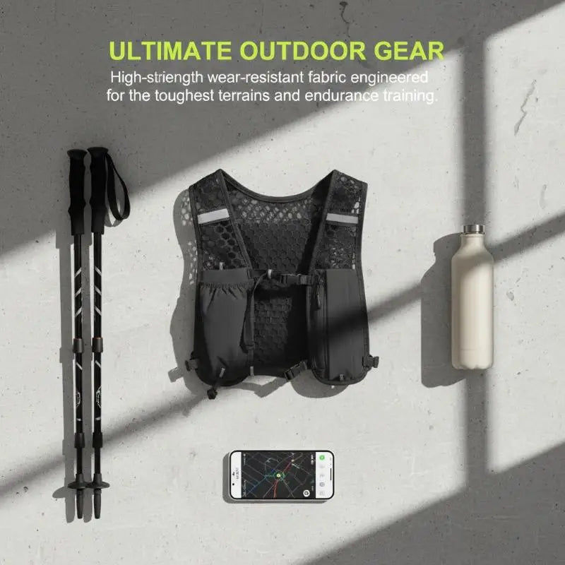 Gray Vest Sling Bag – Lightweight Unisex Crossbody Backpack