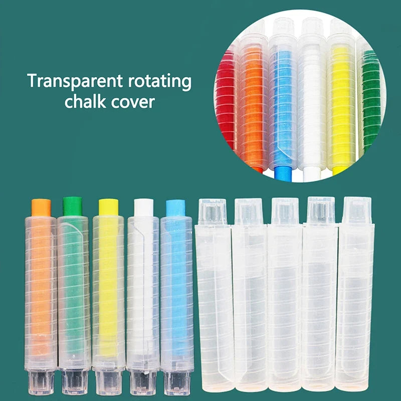5-Pack Transparent Chalk Holder Clips for Teachers & Kids