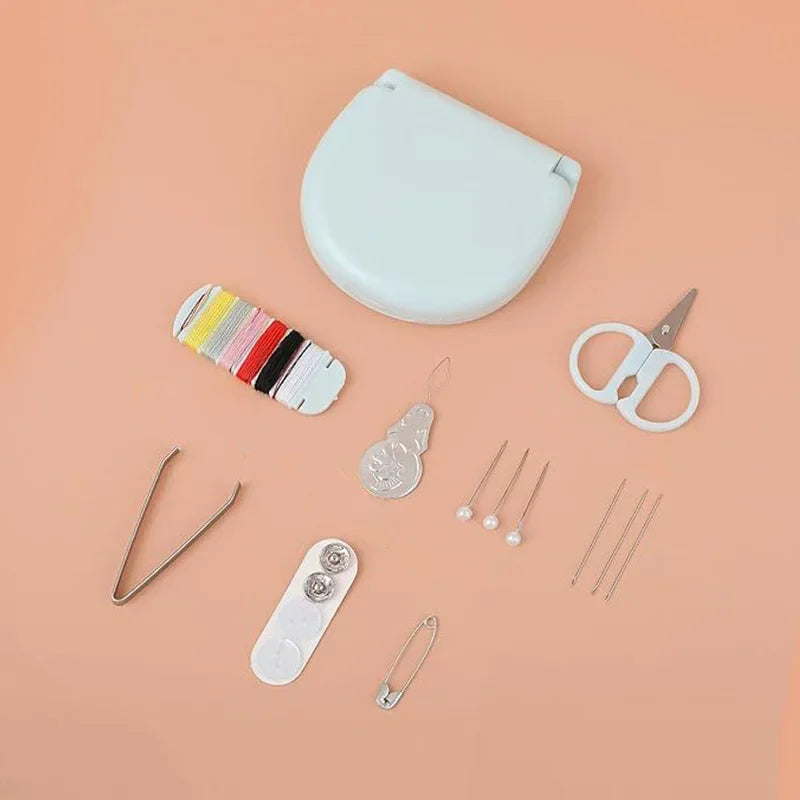 Portable Handheld Sewing Kit – Mini Travel Machine & Tools