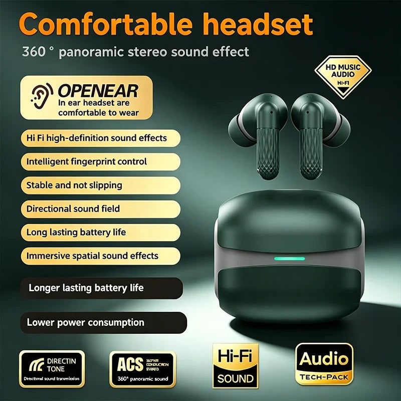 Wireless ANC In-Ear Earbuds with Charging Case | HiFi Stereo