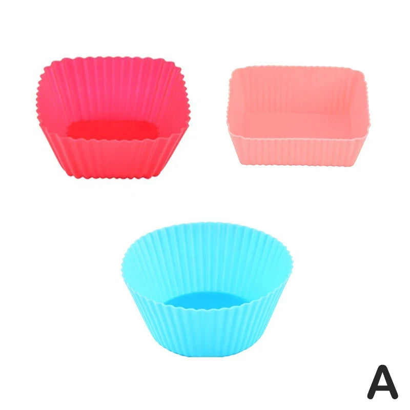 3-Pack Silicone Bento Divider Cups – Reusable Lunch Box Liners