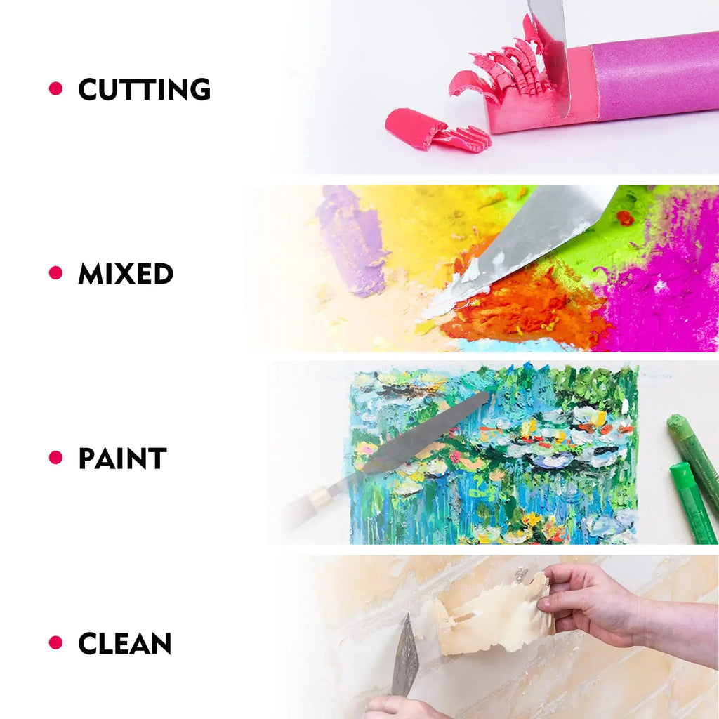 Palette Knife Painting Stainless Steel Spatula Oil Paint Metal Knives