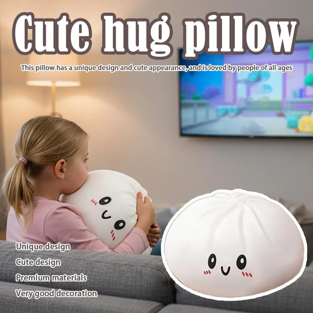 Oversized Dumpling Plush Pillow – Squeeze Toy & Stress Relief