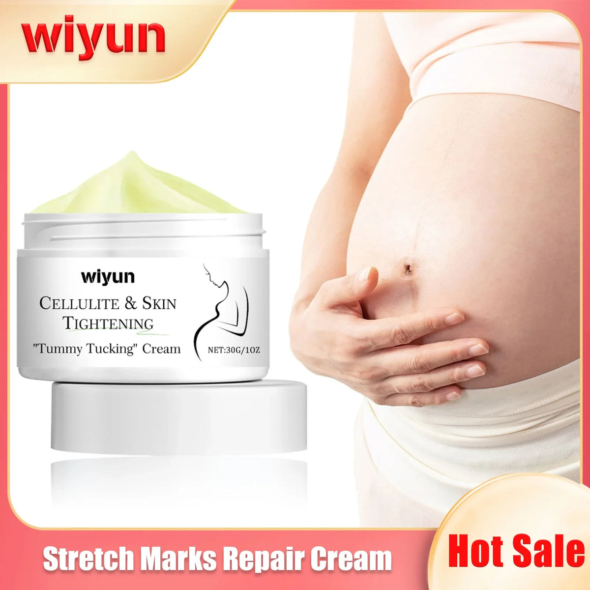 WIYUN Stretch Mark Fading & Skin Firming Body Cream 30g