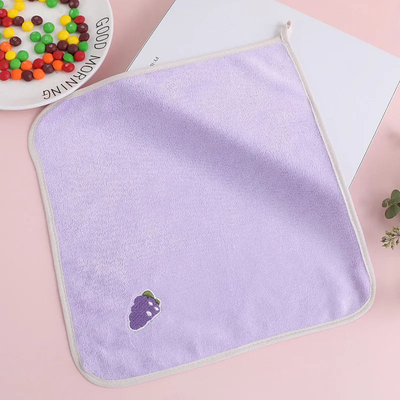 Cartoon Baby Face Towel | Soft Absorbent Washcloth 30x30cm