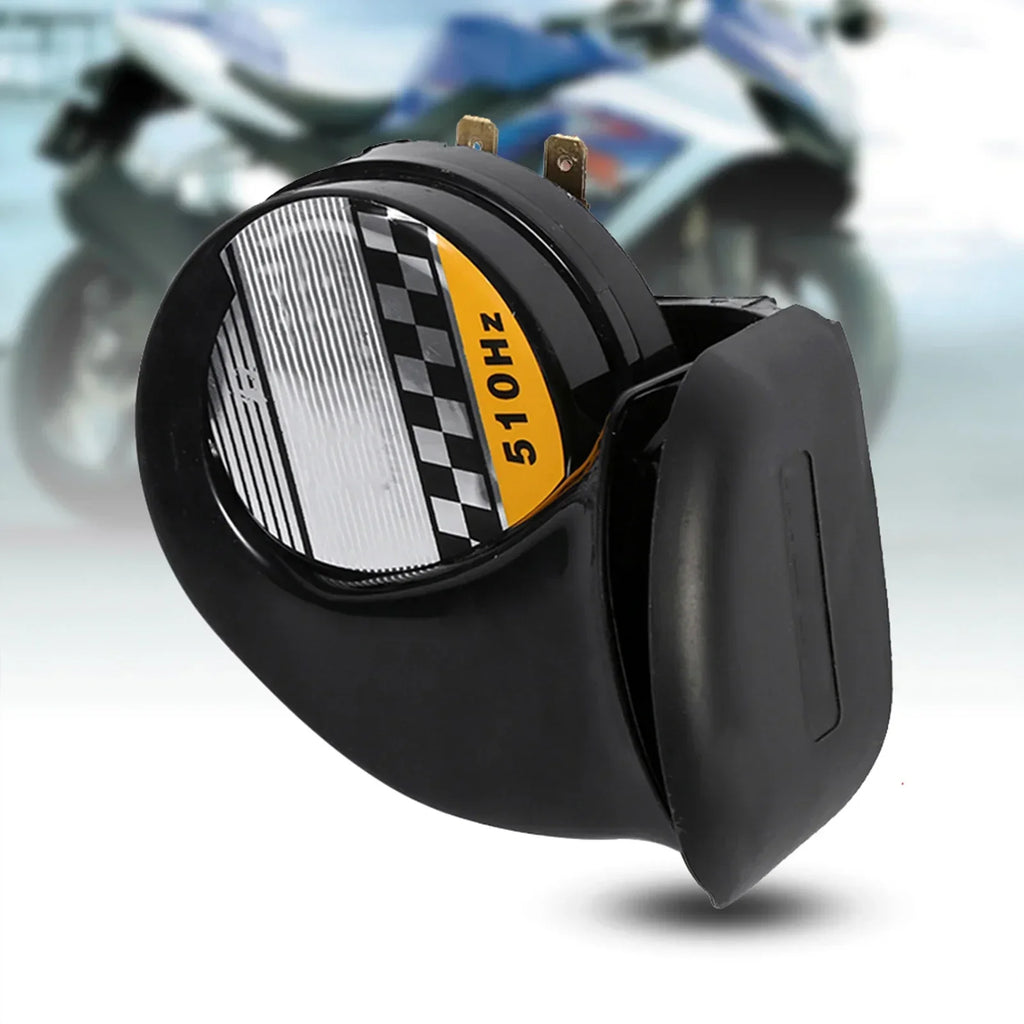 Snail Air Horn Motorcycle Speaker Mini Loud Electronic Voice 12V 510HZ