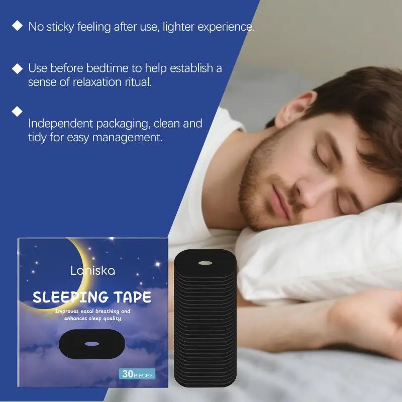 30-Pack Mouth Tape Sleep Strips | Nasal Breathing Support