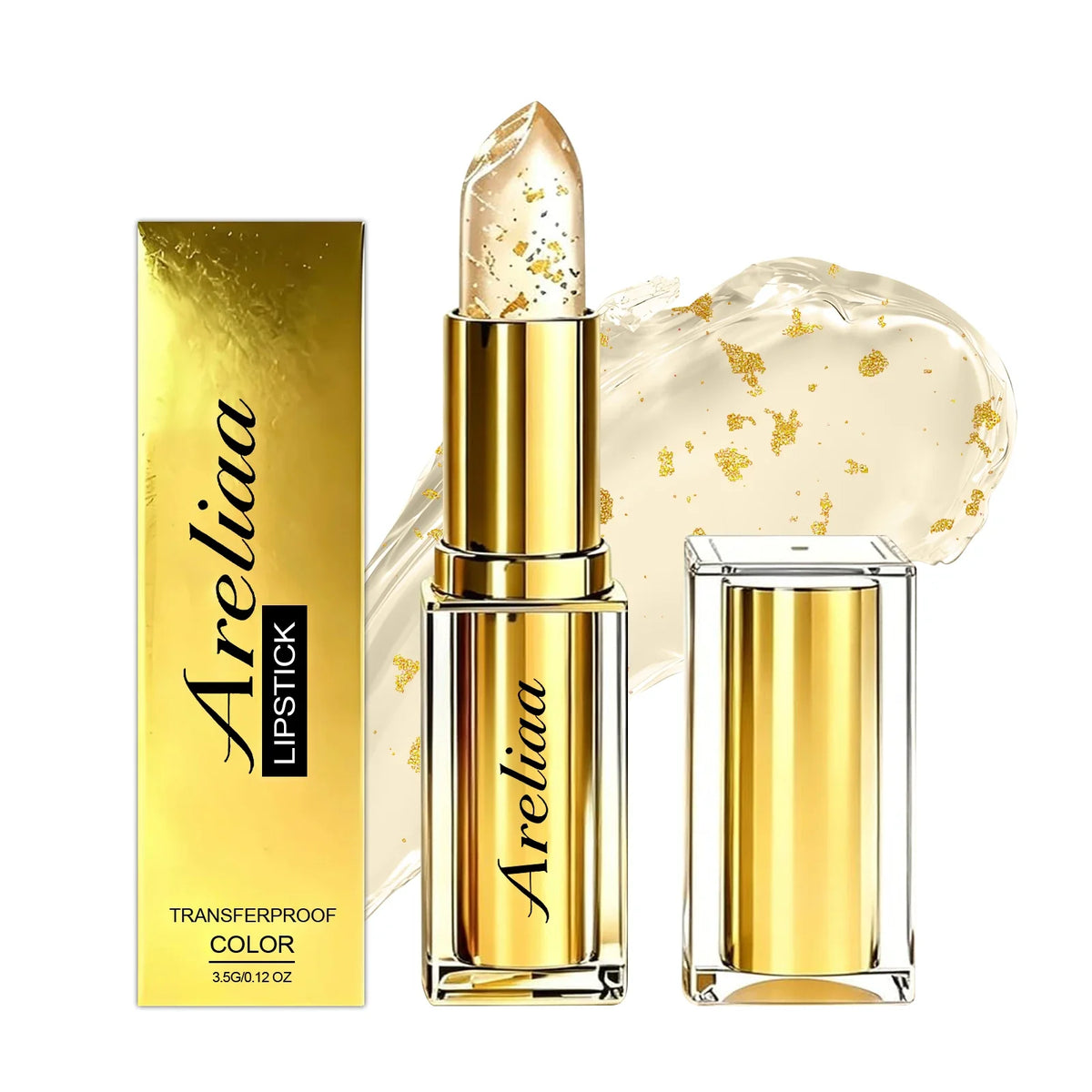 Gold Foil pH Color Changing Lip Balm | Moisturizing Lip Gloss