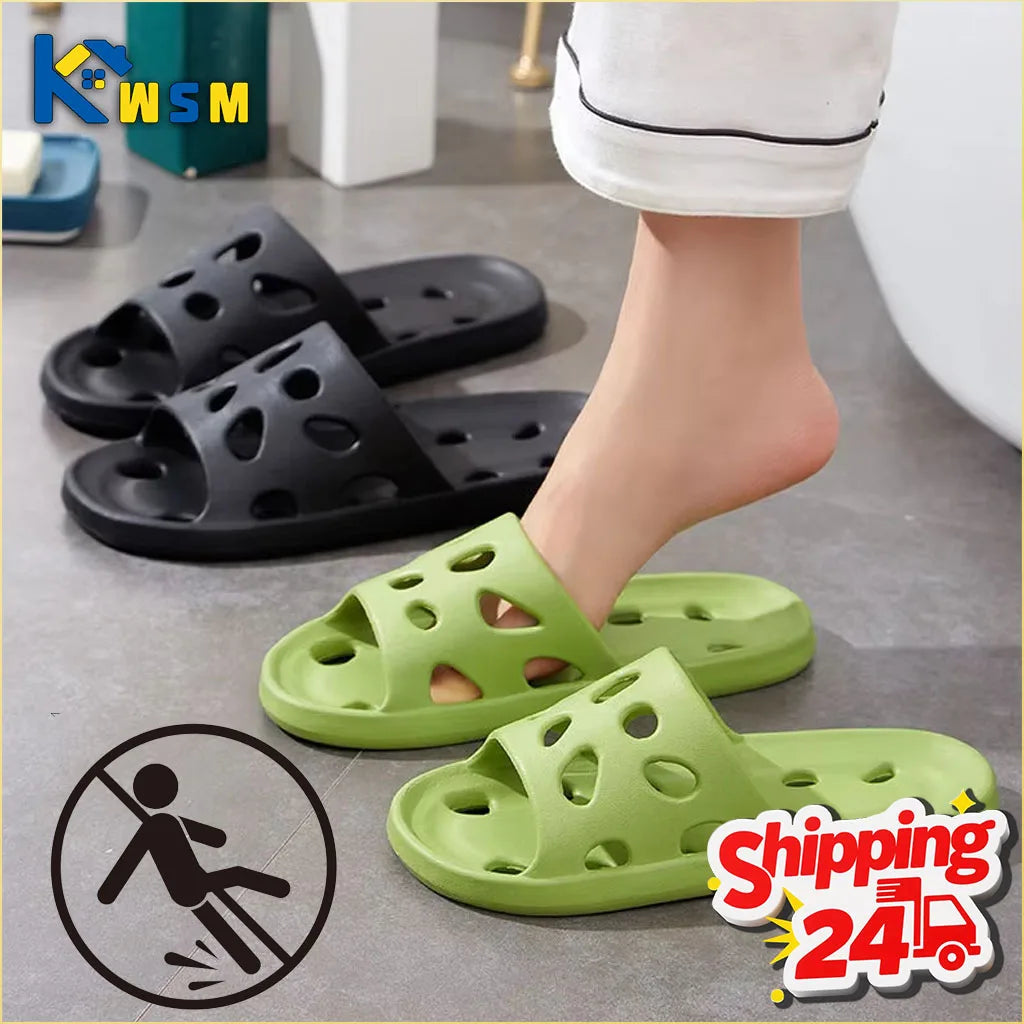 Non-Slip Shower Slippers – Quick Dry Soft EVA, Unisex