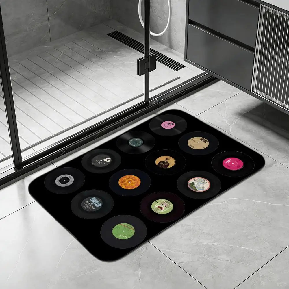 Diatomite Bath Mat – Quick Dry, Anti-Slip Cartoon Pattern