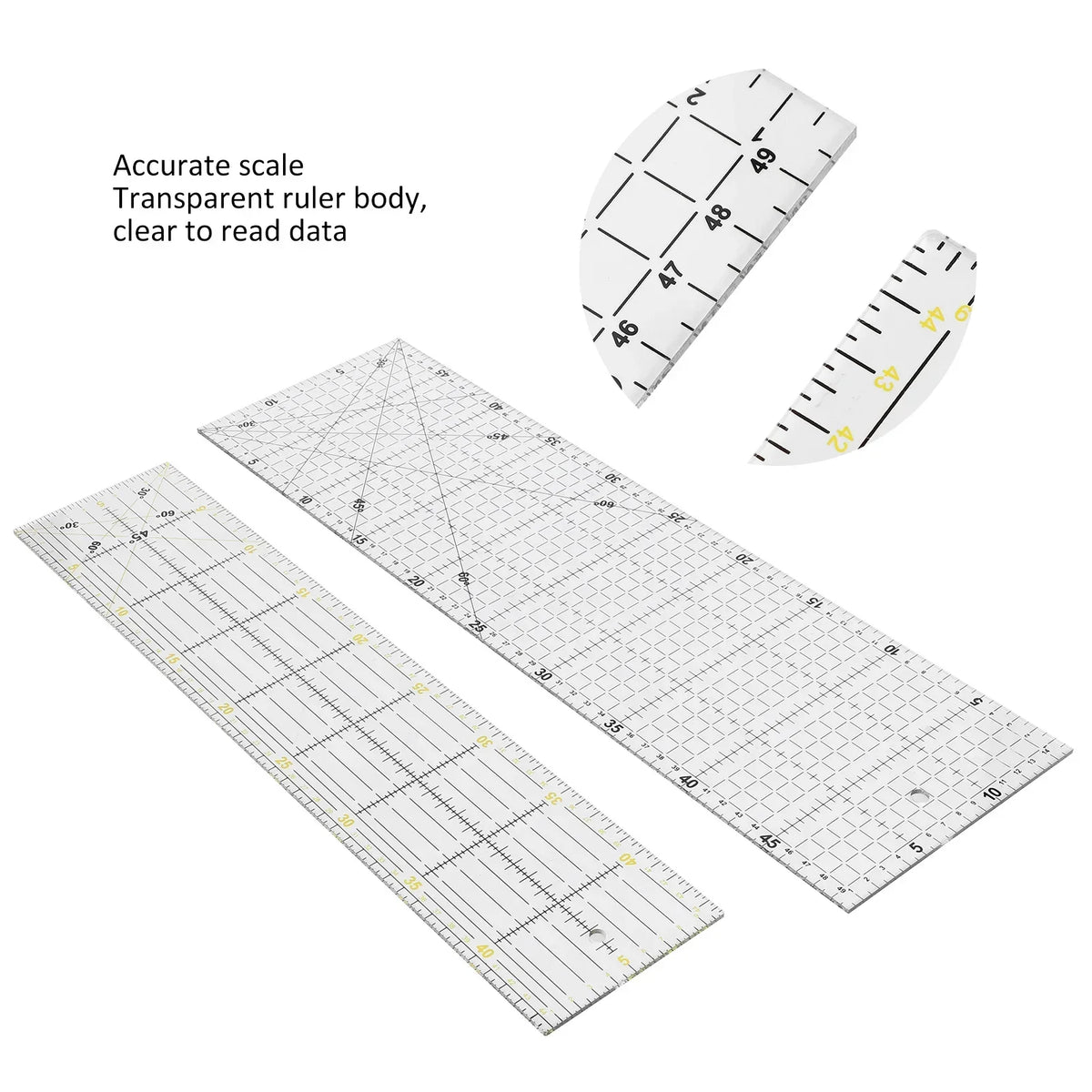 Quilting Ruler Multifunction Sewing Drawing Drafting Crafts Scale