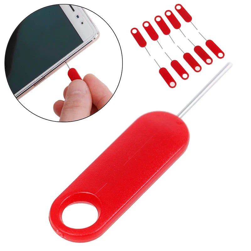 10-Pack SIM Card Eject Pin Tool – Universal Stainless Steel