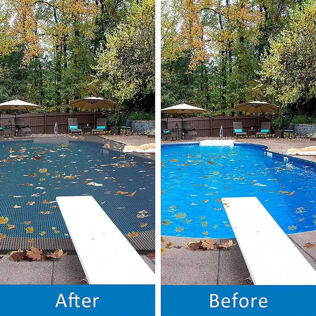 Inground Pool Leaf Cover – Fine Mesh PE Pool Net Screen