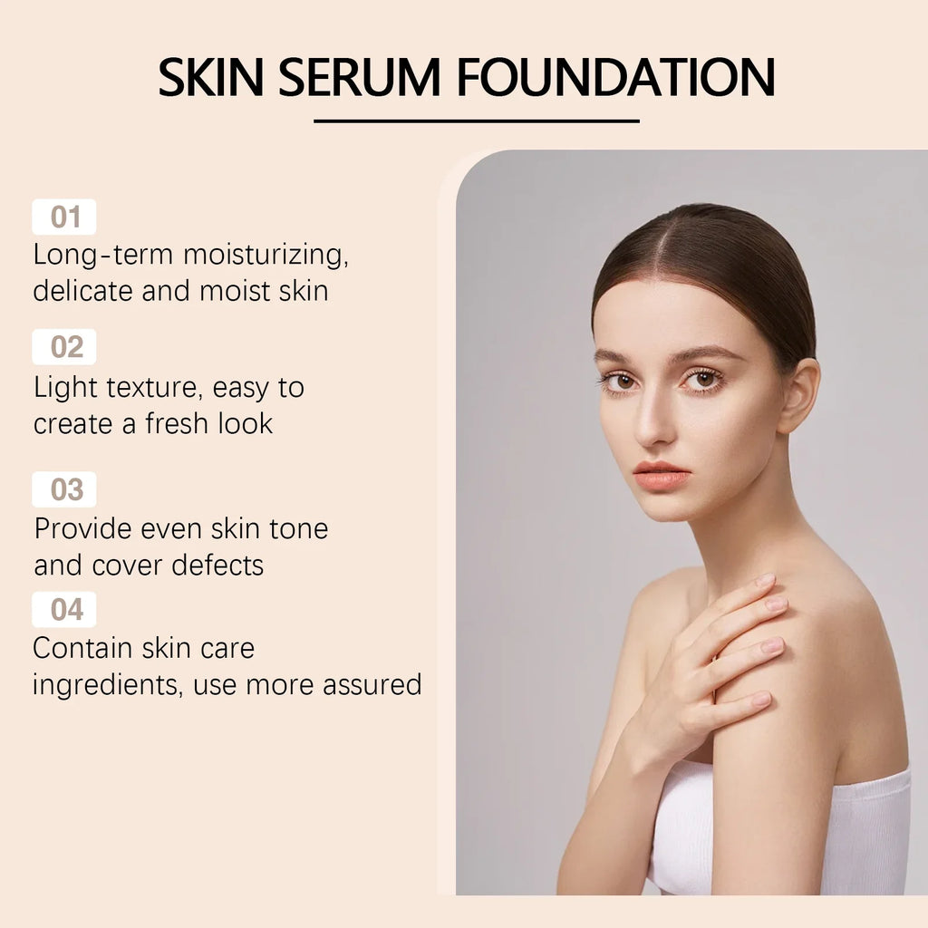West&Month Liquid Foundation – Hydrating, Waterproof, 30ml