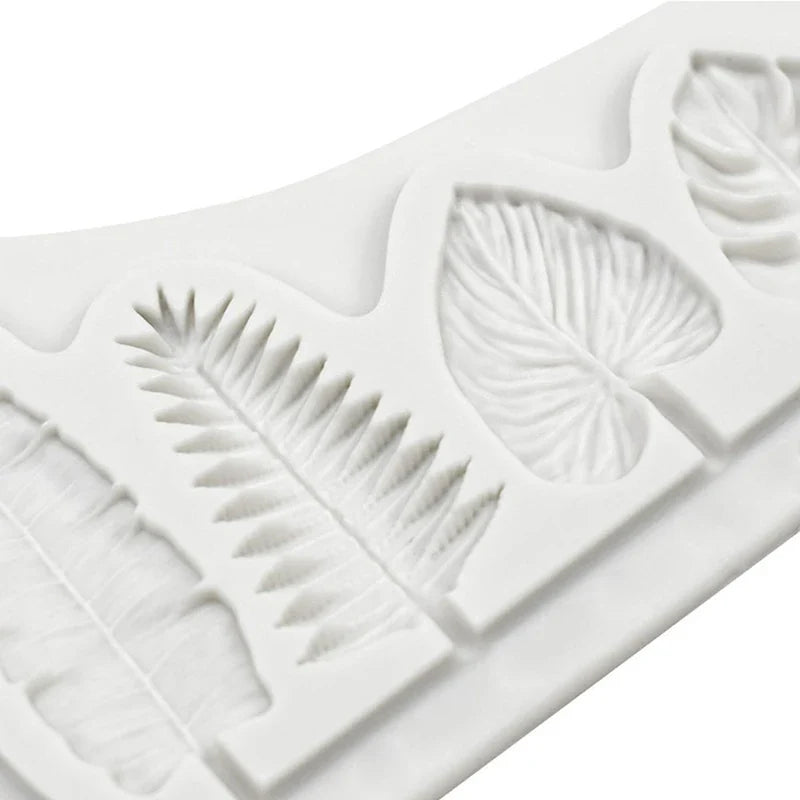 Palm Leaf Silicone Fondant Mold – Sugarcraft Baking Mould