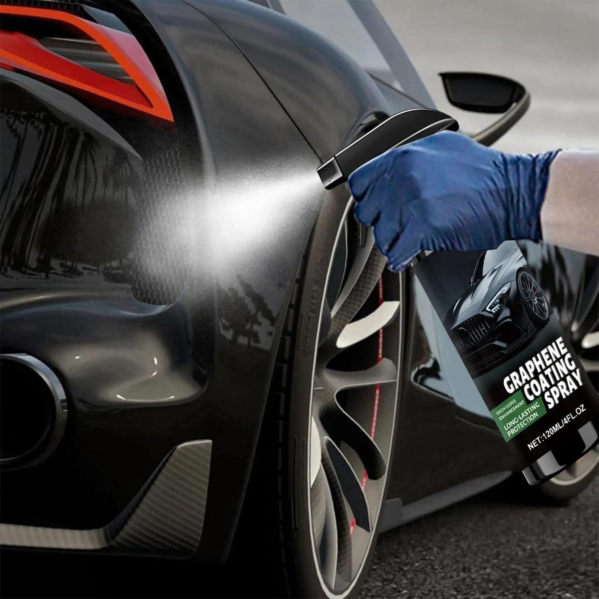120ml Car Coating Spray | High Gloss Paint Sealant & Protectant