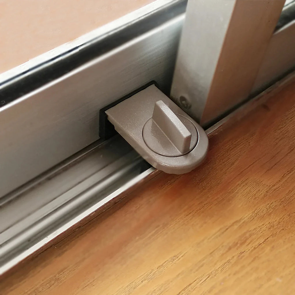 No-Drill Baby Safety Sliding Door & Window Lock | Childproof