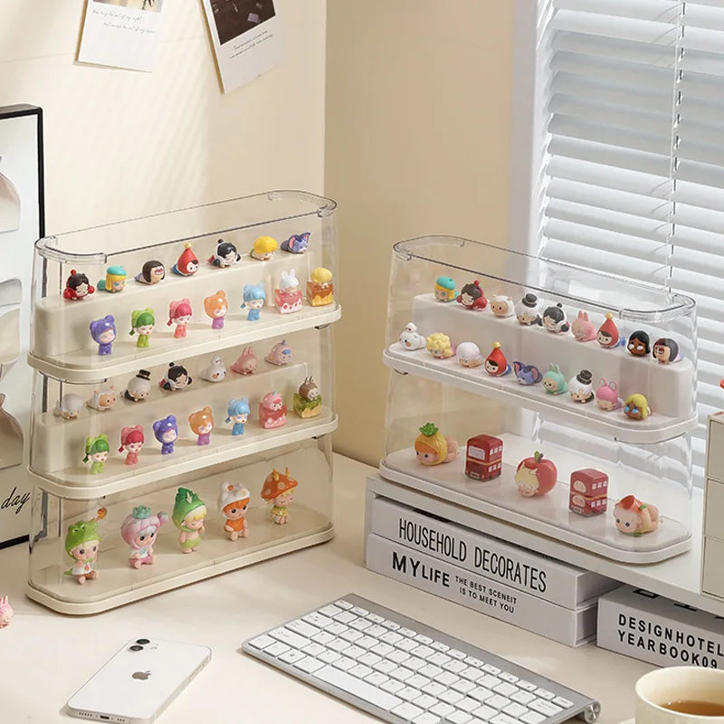 Acrylic Wall-Mounted Display Cabinet | Collectible Toy Shelf