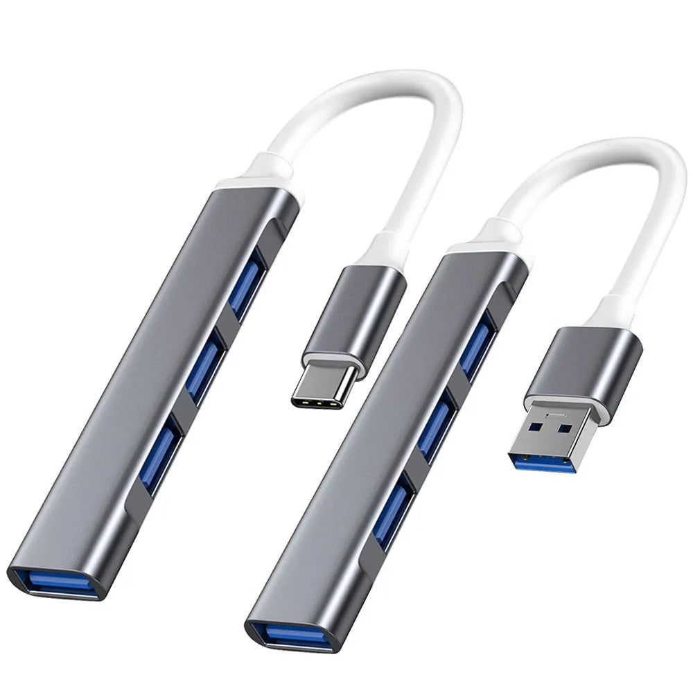 USB-C Hub 4-Port USB 3.0 Splitter Adapter OTG | MacBook & PC