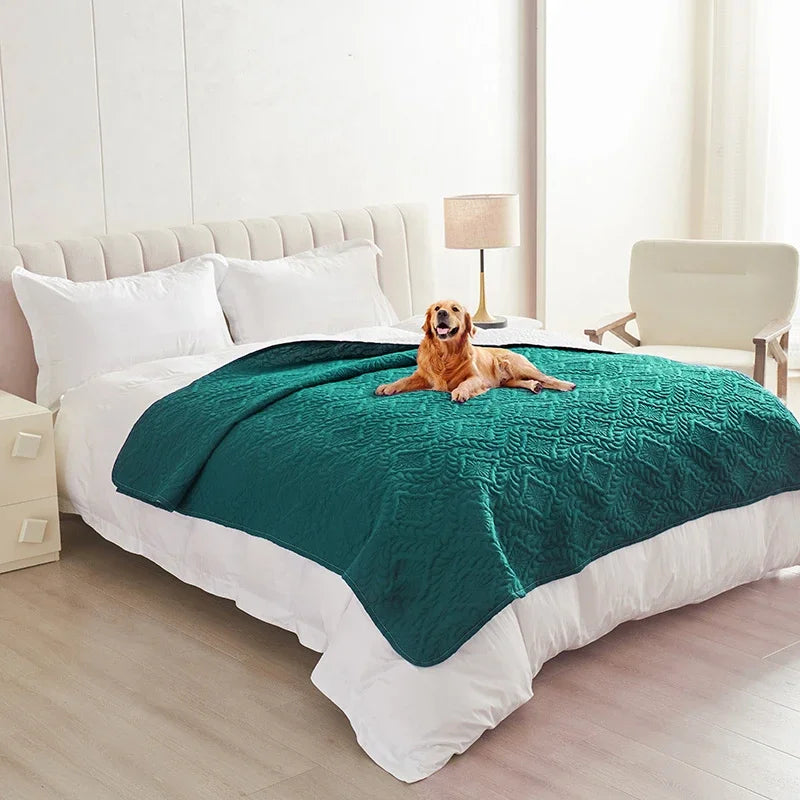 Waterproof Pet Blanket Couch Cover – Non-Slip Dog & Cat Protector