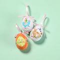 Painted Foam Easter Egg Hanging Ornaments – 3 Pack DIY Décor