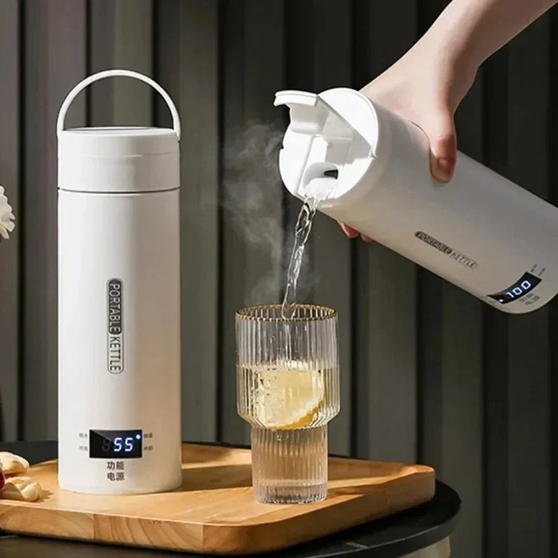 HOMEFISH 450ml Portable Electric Travel Kettle | Anti-Scald