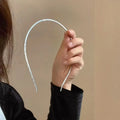 Rhinestone Fairy Hair Hoop – Silver Sparkle Headband for Prom