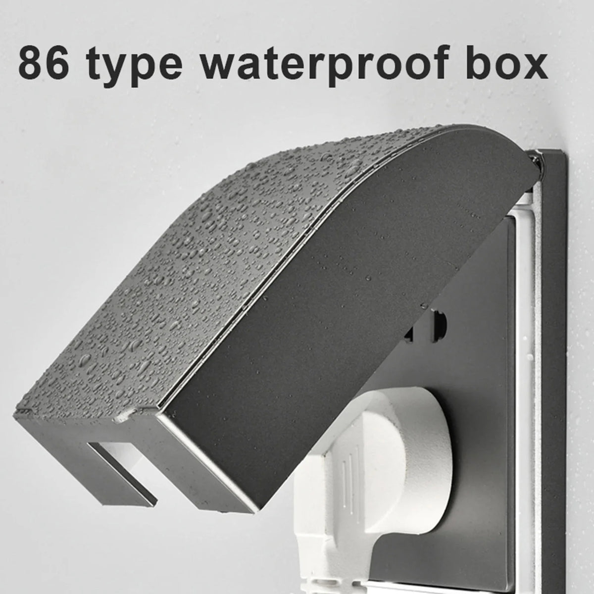 Waterproof Outlet Cover Box – Flame Retardant Socket Safety Case