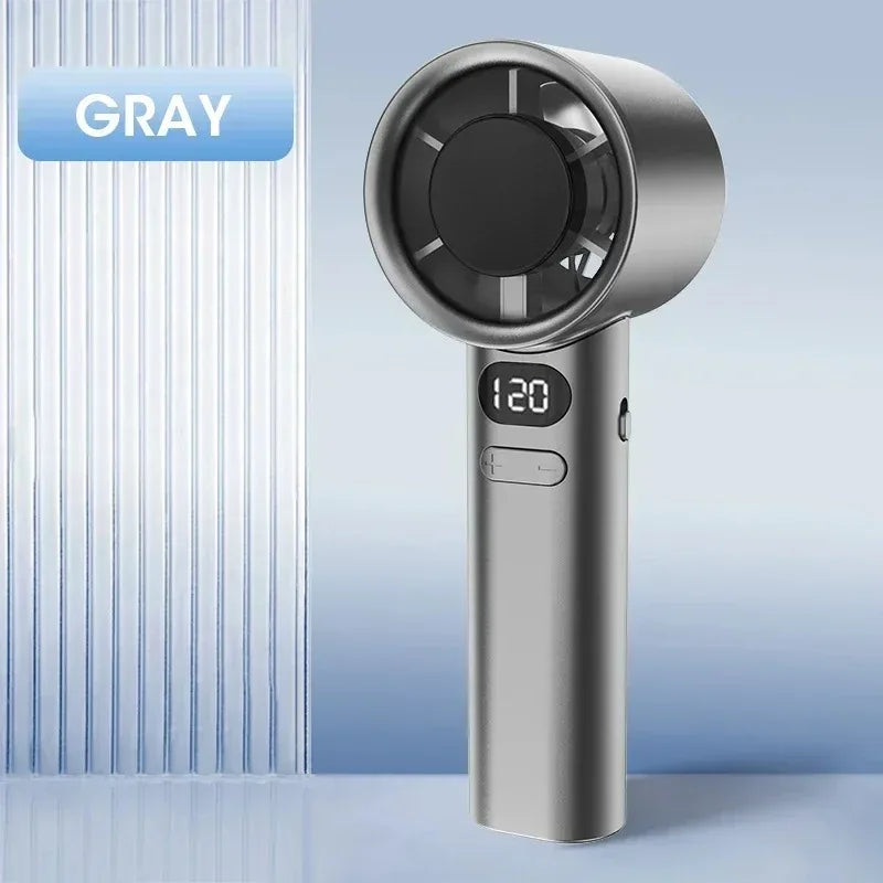 USB Rechargeable Mini Fan – Portable 12H Battery Desktop Fan