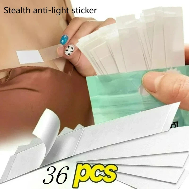 Womens Fashion Clear Double Sided Tape Clothing Body Transparent