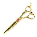 Professional 6" Gold 440C Steel Hair Cutting Thinning Shears