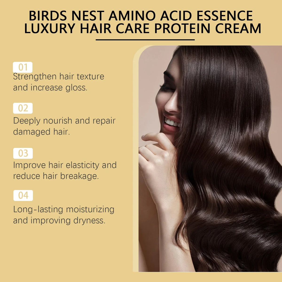 HOEGOA Keratin Hair Mask – Smooth, Nourish & Control Frizz
