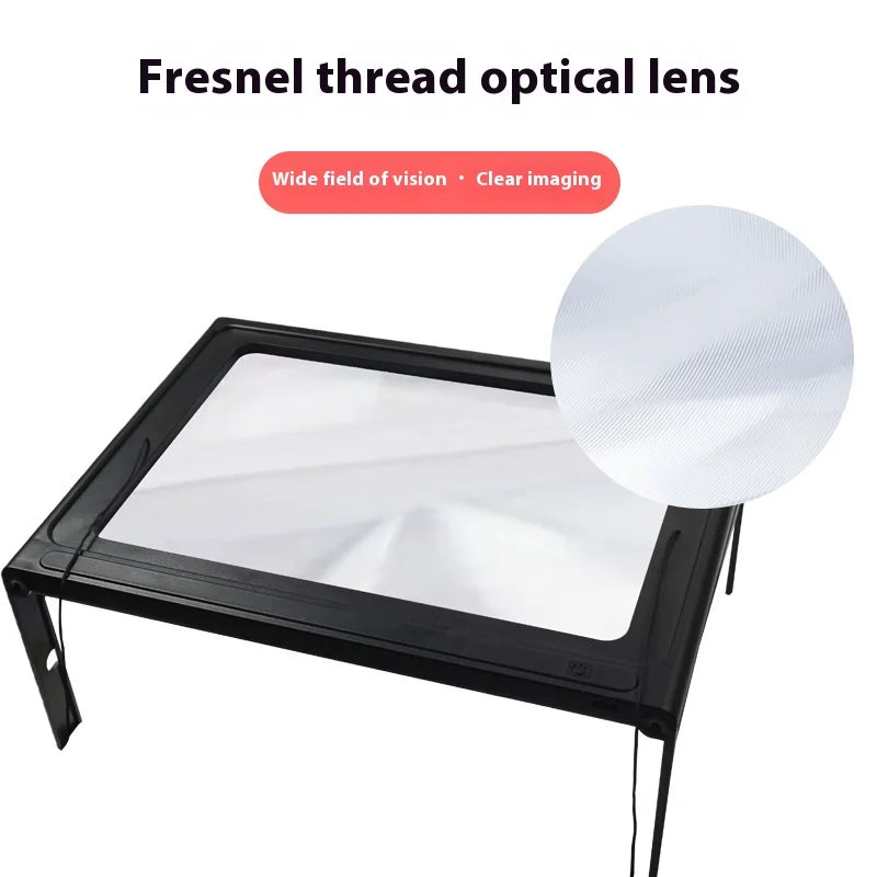 Hands-Free LED Magnifying Glass – Desktop & Neck Mount, 3X
