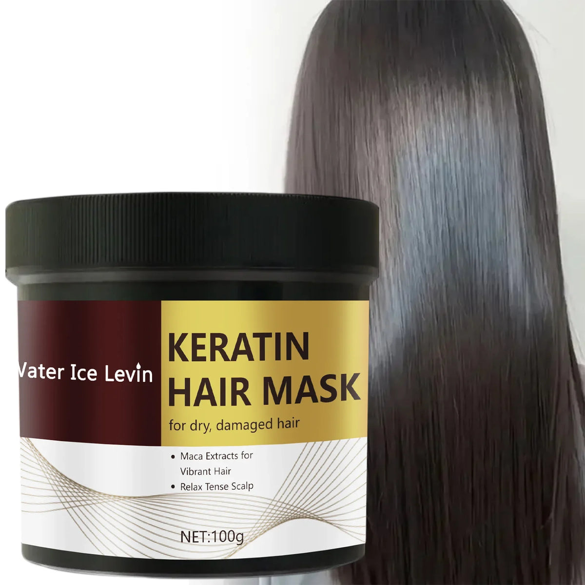 Keratin Hair Mask – Smooth, Moisturize & Control Frizz (100g)