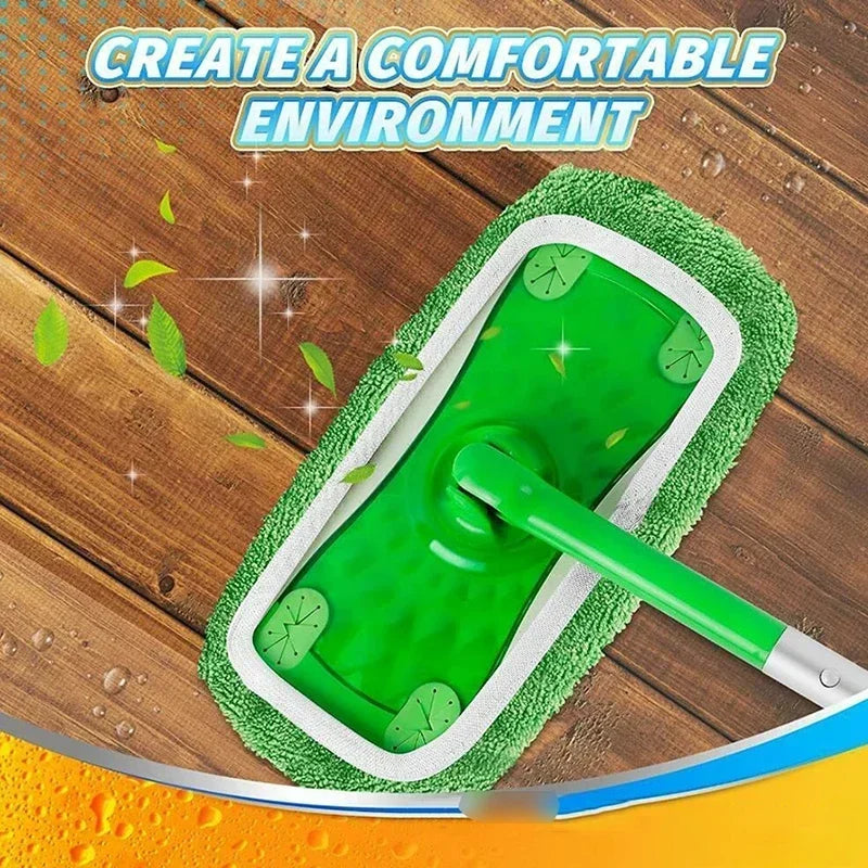 Reusable Microfiber Flat Mop Replacement Pads | 4-Pack