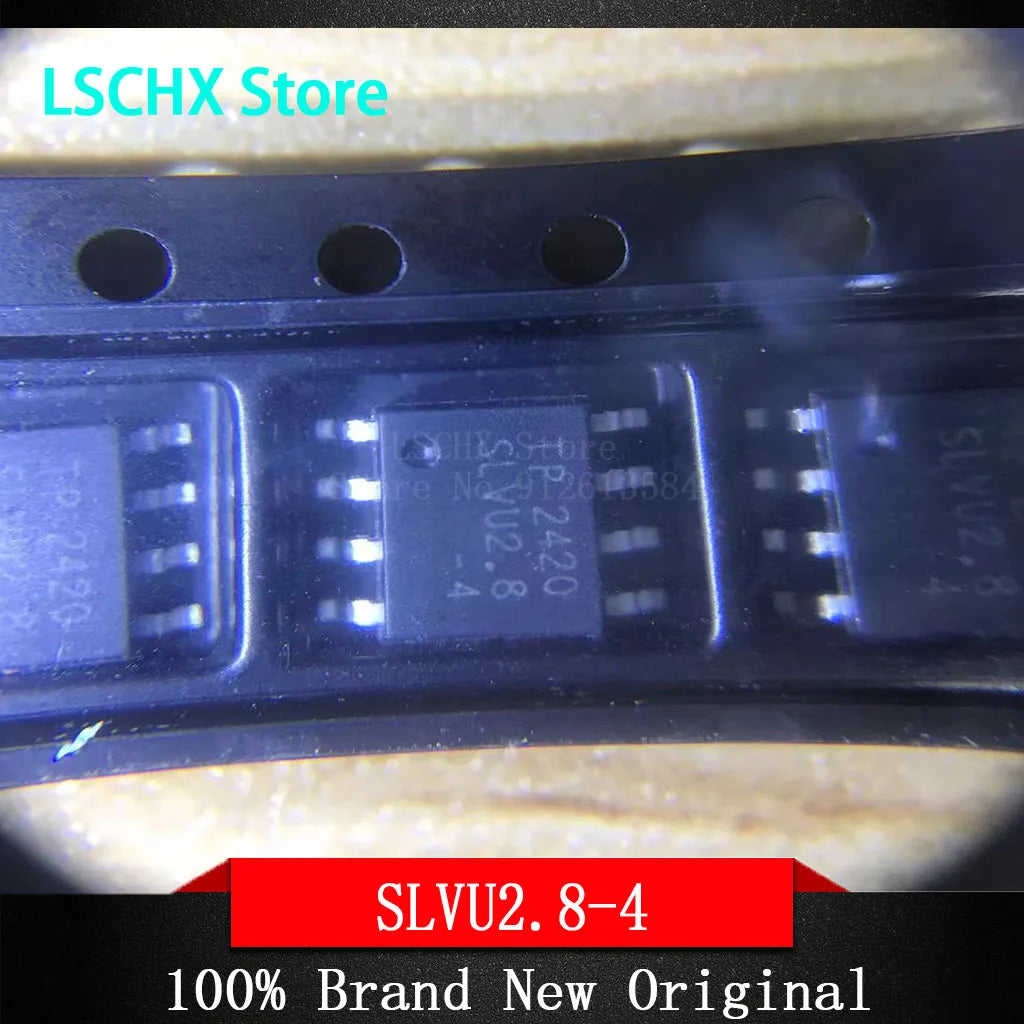 50PCS SLVU2.8-4 SO-8 ESD & Surge Protection IC Array