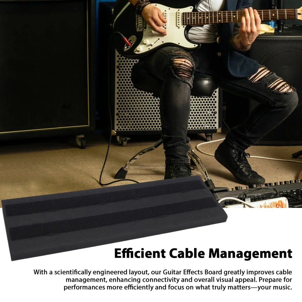 Lightweight EVA Guitar Pedalboard with Cable Management